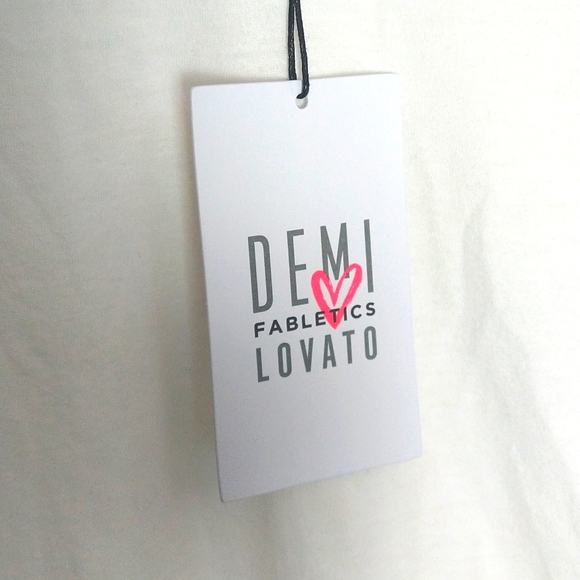 NWT Fabletics Womens Demi Lovato Raglan 3/4 Baseball Tee Green White Size Small - Picture 6 of 9